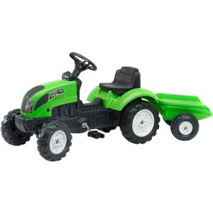 Falk Age 2 - 5, Garden Master Tractor Green with Trailer 2057J