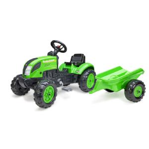 Falk Age 2 - 5, County Farmer Tractor with Trailer Green 2057L