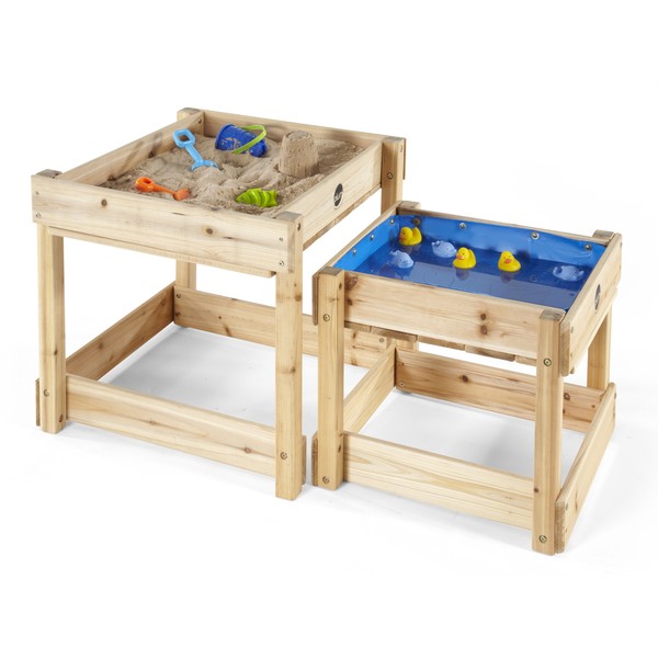 Plum Sandy Bay Wooden Sand and Water Nesting Play Tables 
