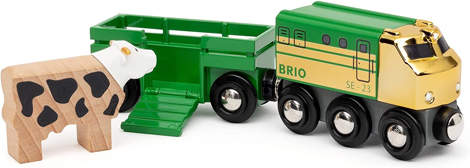 BRIO World Special Limited Edition Train with Carriage and Cow 36040