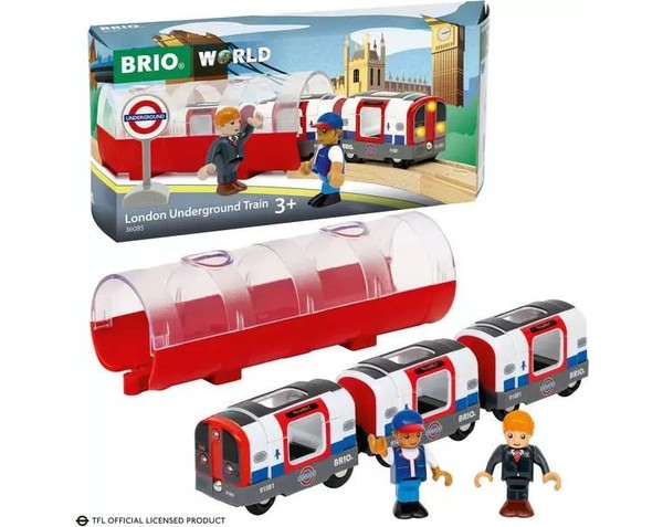 BRIO World London Underground Train and Carriages 36085