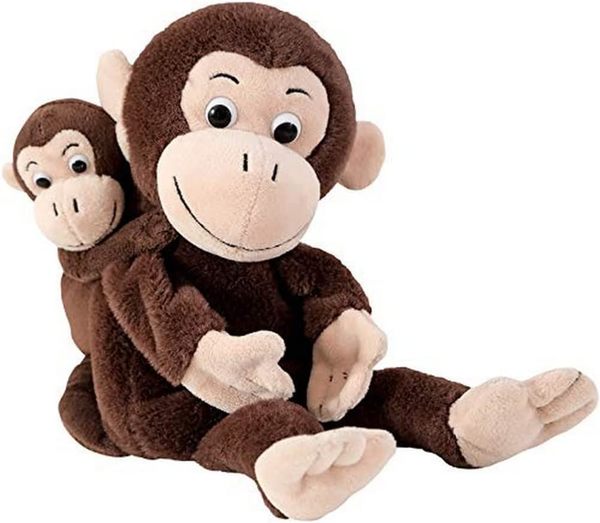 Beleduc Monkey and Baby Hand Puppet and Finger Puppet