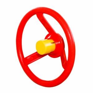 KBT Steering Wheel Red with a Yellow Horn