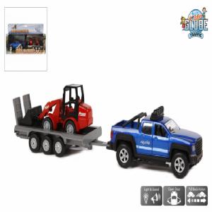 Kids Globe Pick Up with Trailer and Mini Loader