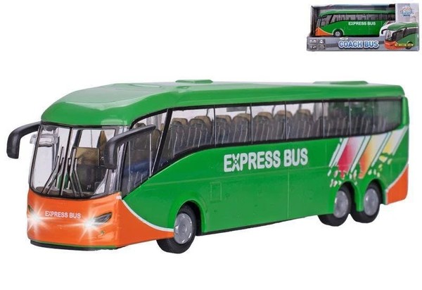 Kids Globe Bus with Pull Back, Lights and Sounds