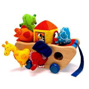 I'm Toy Noah Wooden Activity Ark Pull Along