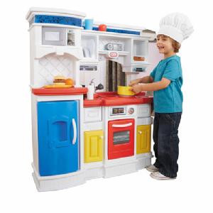 Little Tikes Gourmet Prep and Serve Kitchen White with Primary Doors
