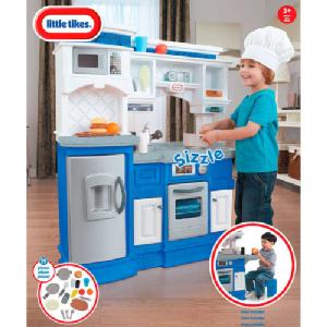Little Tikes Gourmet Prep and Serve Kitchen Blue and Grey