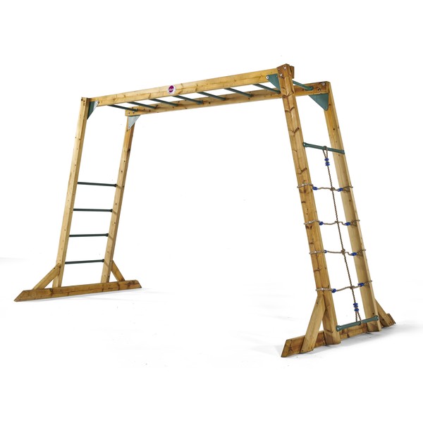 Plum Wooden Monkey Bars Free Standing