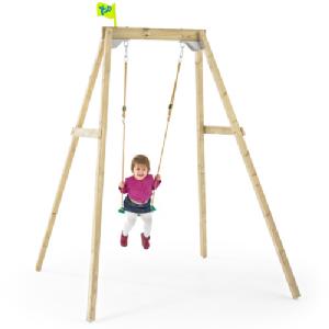 TP Forest Single Wooden Swing Frame