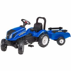 Falk Age 2 - 5, New Holland Tractor with Opening Bonnet and Trailer 3080AB