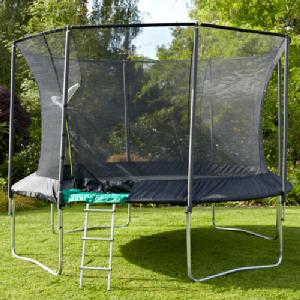 TP 10ft Genius Round 2 Trampoline with Igloo door entry