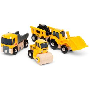 BRIO World - Construction Vehicles Train Set 33658