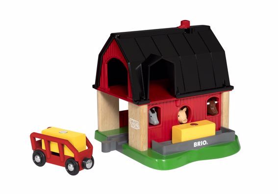 BRIO 33936 World Smart Tech Railway Farm Barn Multicoloured for sale online 