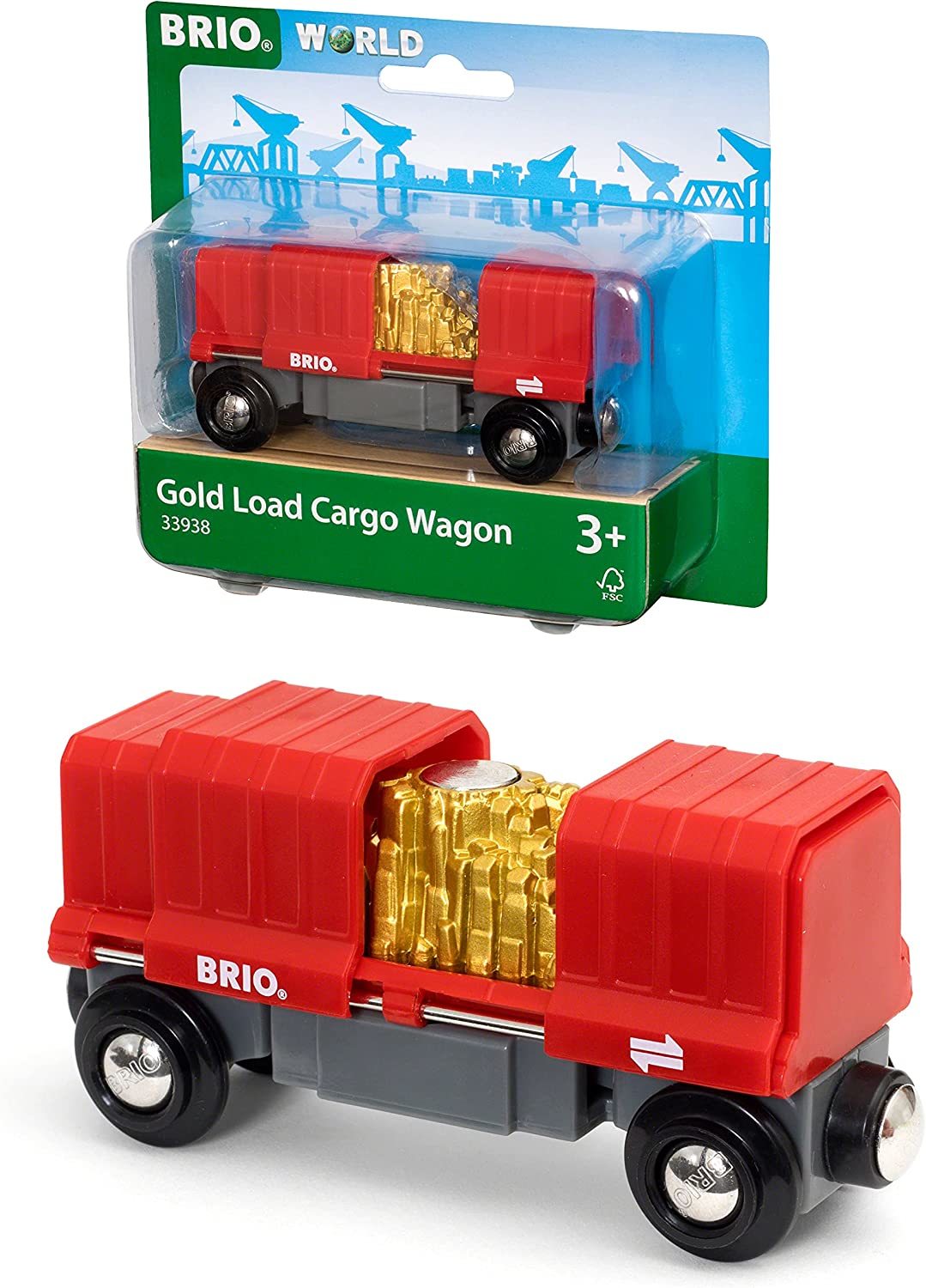 Brio World Gold Load Cargo Wagon 33938