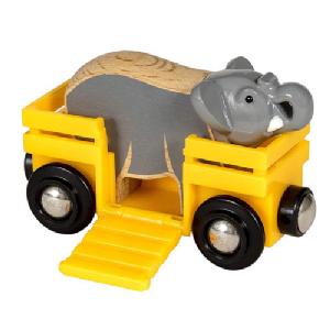 Brio World Safari Elephant and Wagon 33969