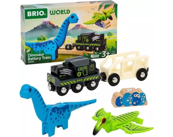 BRIO World 36096 Dinosaur Battery Train