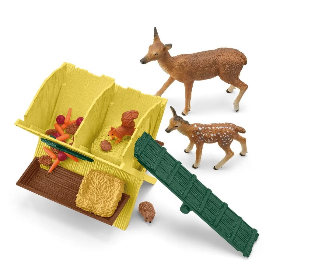 Schleich Feeding Forest Animals Set 42658 Buy Toys from the Adventure