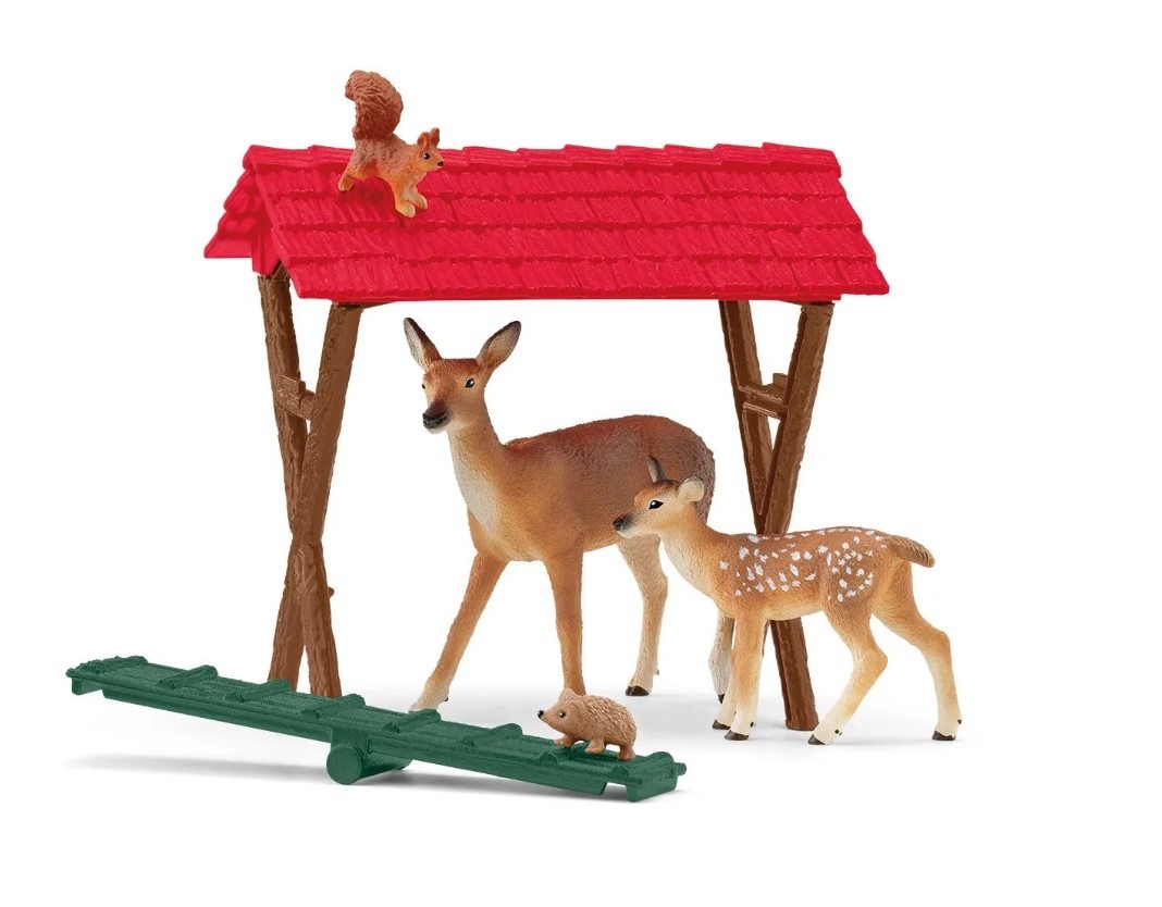 Schleich Feeding Forest Animals Set 42658 Buy Toys from the Adventure