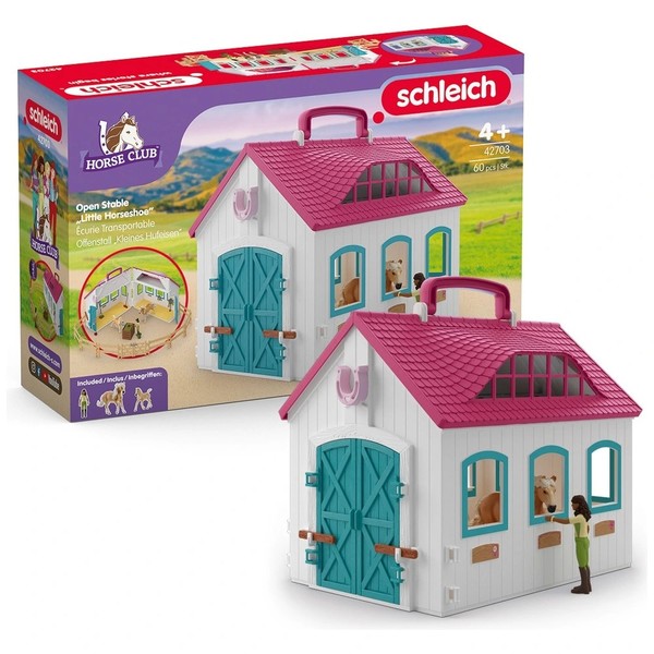 Schleich Stable Little Horse Shoe Open Stable 42703