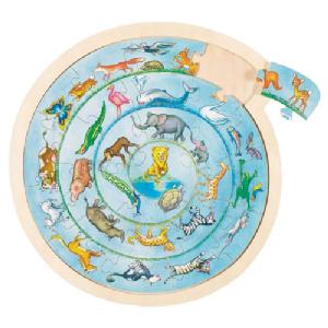 Goki Puzzle Animal Circle