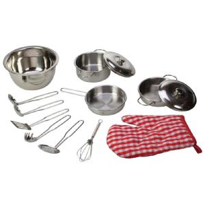 Bigjigs Stainless Steel Kitchenware Set