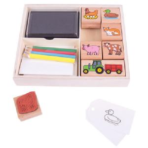 Bigjigs Stamp and Colour Farm