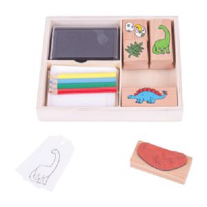 Bigjigs Stamp and Colour Dinosaur