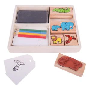 Bigjigs Stamp and Colour Safari