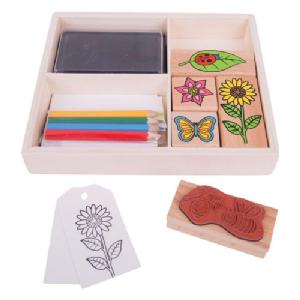 Bigjigs Stamp and Colour Garden