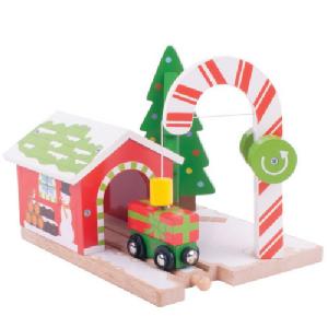 Bigjigs Christmas Candy Cane Crane