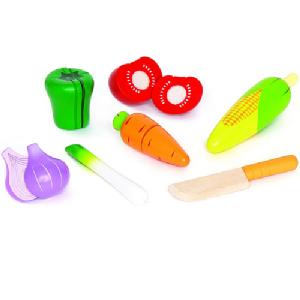 Hape Cut Up Wooden Garden Vegetables