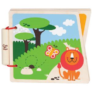 Hape At the Zoo Wooden Book