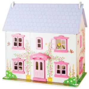 Bigjigs Heritage Rose Cottage Dolls House