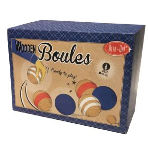 Retro Wooden Bowling Set