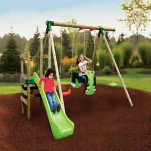 Little Tikes Strasbourg Wooden Swing and slide set