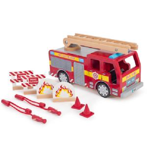 Tidlo Fire Engine and Accessories Set