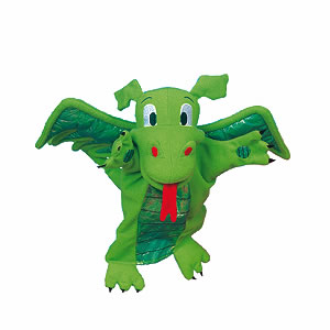 Fiesta Green Dragon Hand Puppet