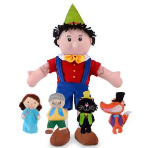 Fiesta Pinocchio Hand and Finger Puppet Set
