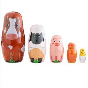 Tidlo Farm Animal Russian Dolls