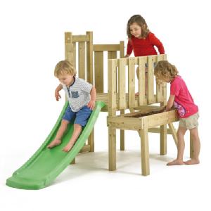 TP Forest Toddler Wooden Climbing Frame and Slide