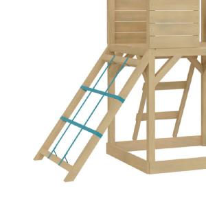 TP Treehouse Wooden Play Tower Cargo Net