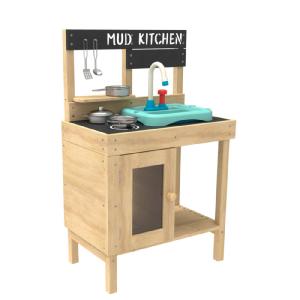 TP Splash and Play Early Fun Wooden Mud Kitchen