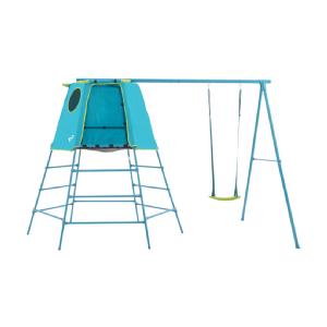 TP Explorer Metal Climbing Frame Blue and Swing Blue