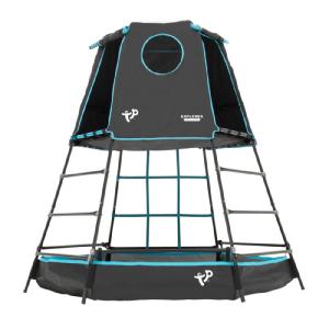 TP Explorer Metal Climbing Frame Black Edition with Platform, Den and Ball Pit