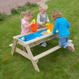 TP Deluxe Wooden Picnic Table Sandpit