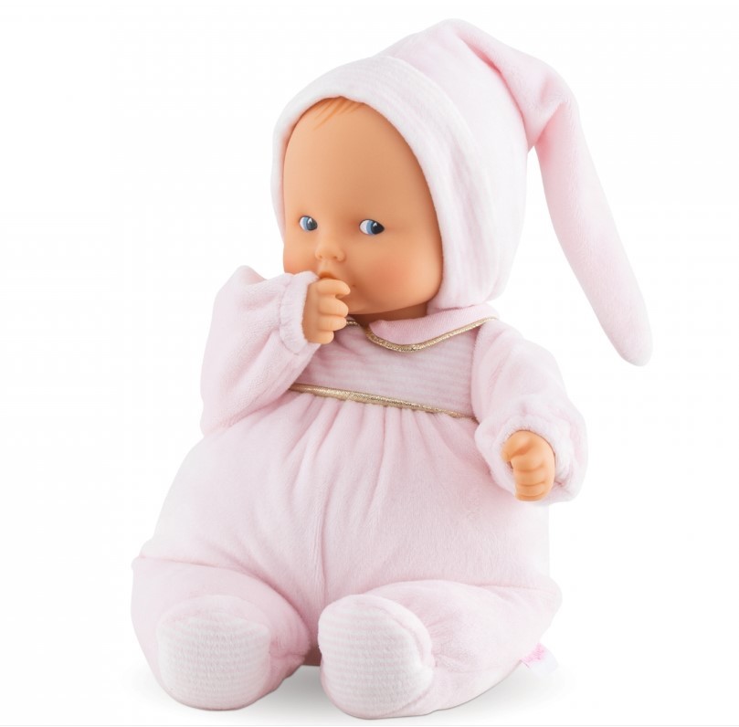 Corolle Pink Striped Soft Bodied Baby Doll