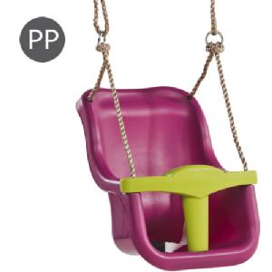 KBT Baby Seat Luxe Purple and Green with Poly Prop Ropes