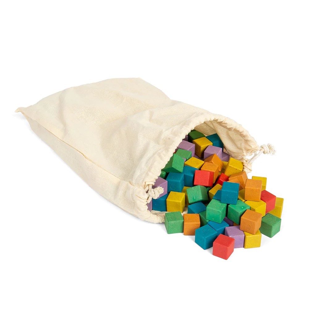 Big Jigs 150 Coloured Cubes Bagged