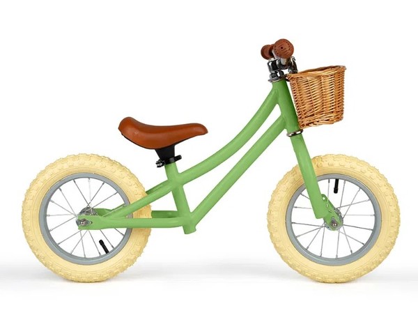 Big Jigs Balance Bike with Basket Green
